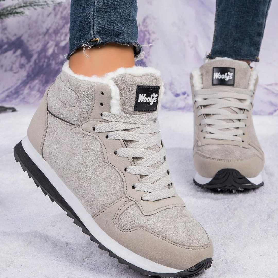 Pilar | Women’s Thermal Fleece Lined Sneaker Boots | Non-Slip