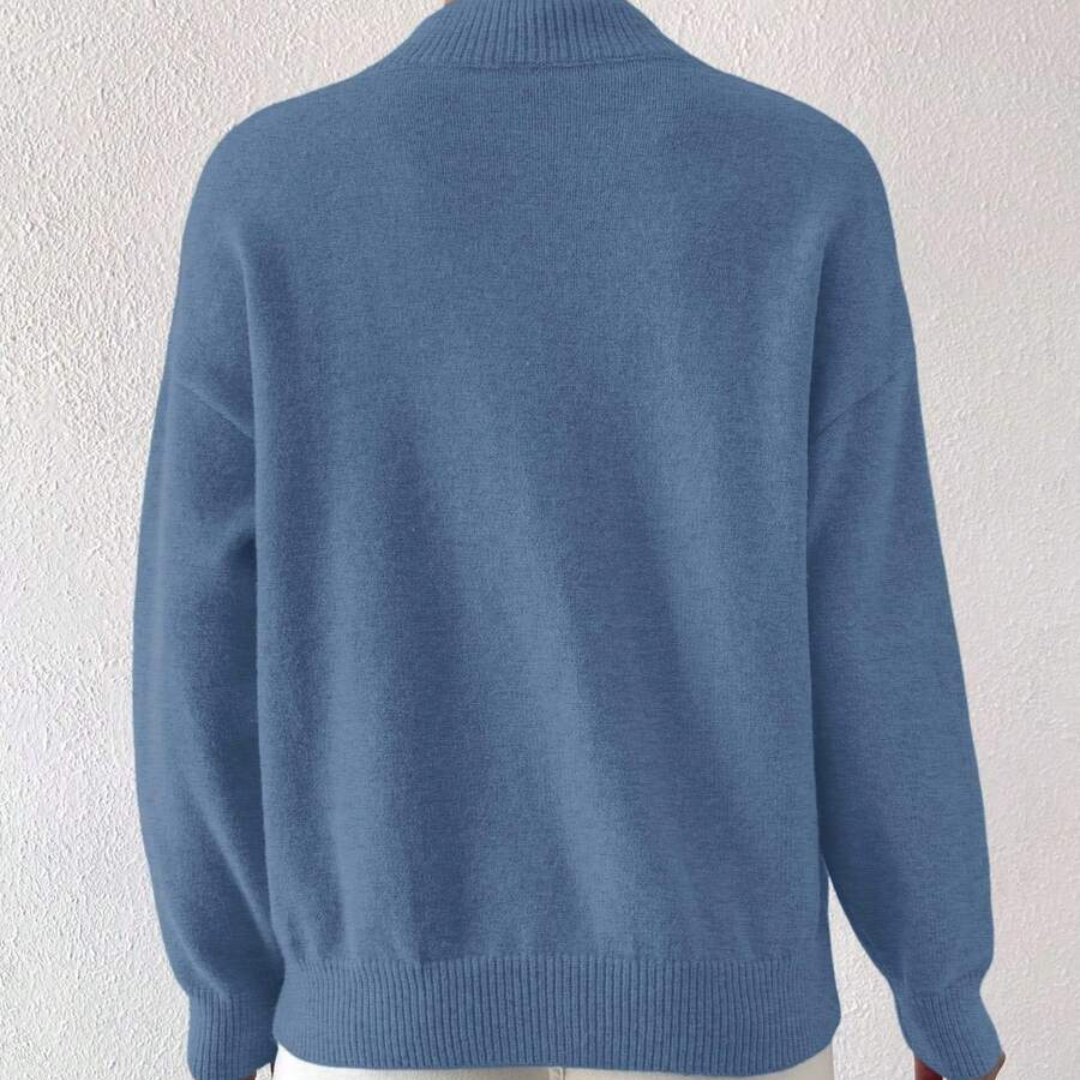 Hillary | Women’s Casual Knit Sweater | Roll Neck