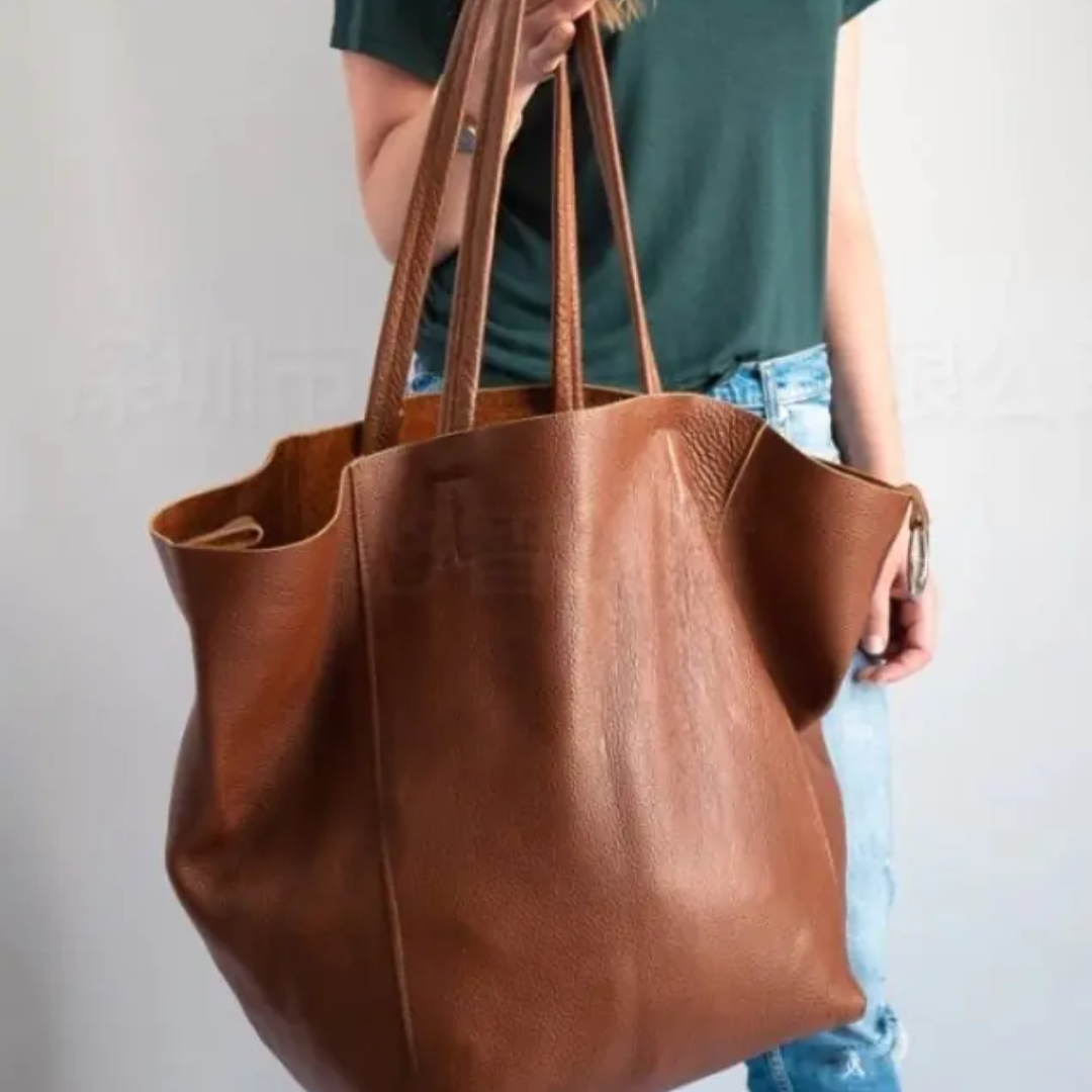 Razel | Women’s Vegan Leather Tote Bag | Large Shoulder Handbag