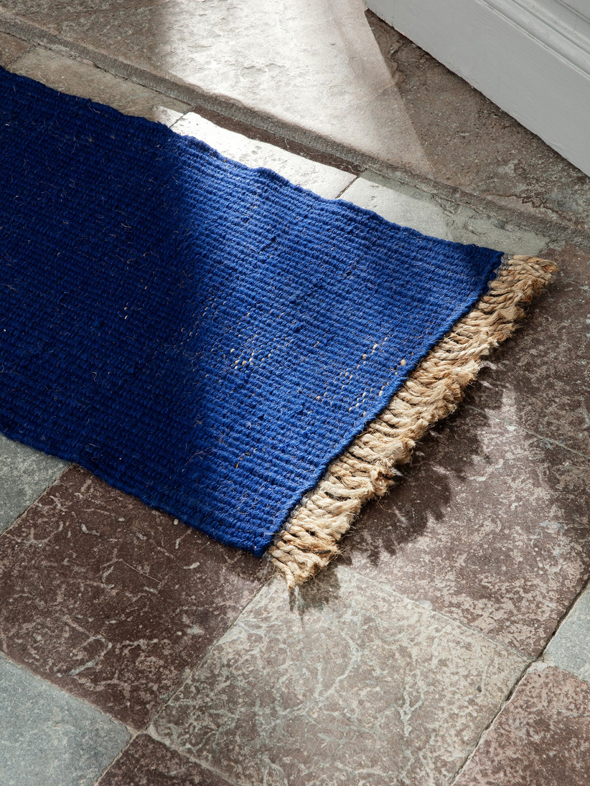 Block Mat, Bright Blue/Natural