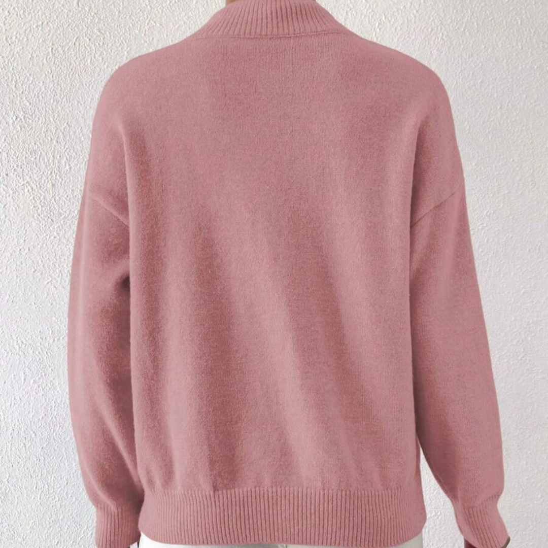 Hillary | Women’s Casual Knit Sweater | Roll Neck