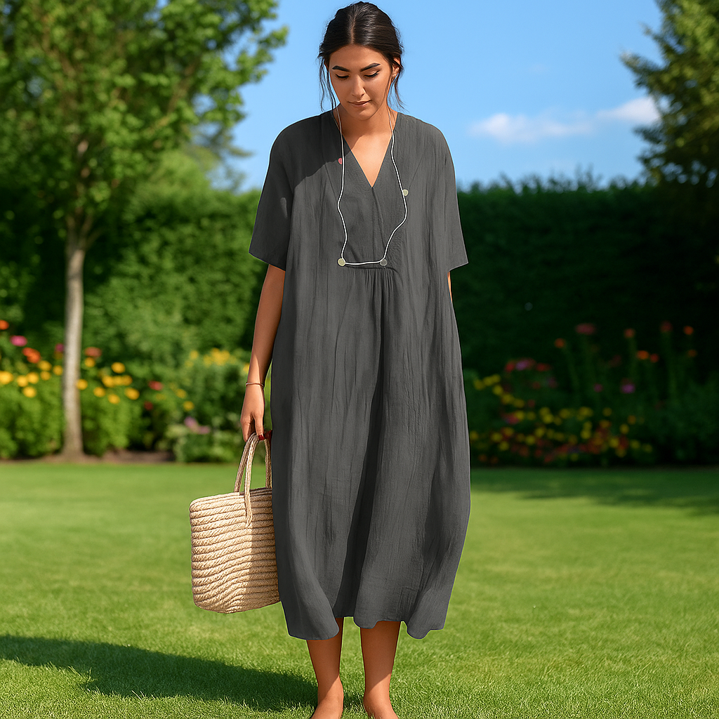 Rochelle Midi Fall-Summer Dress for Women