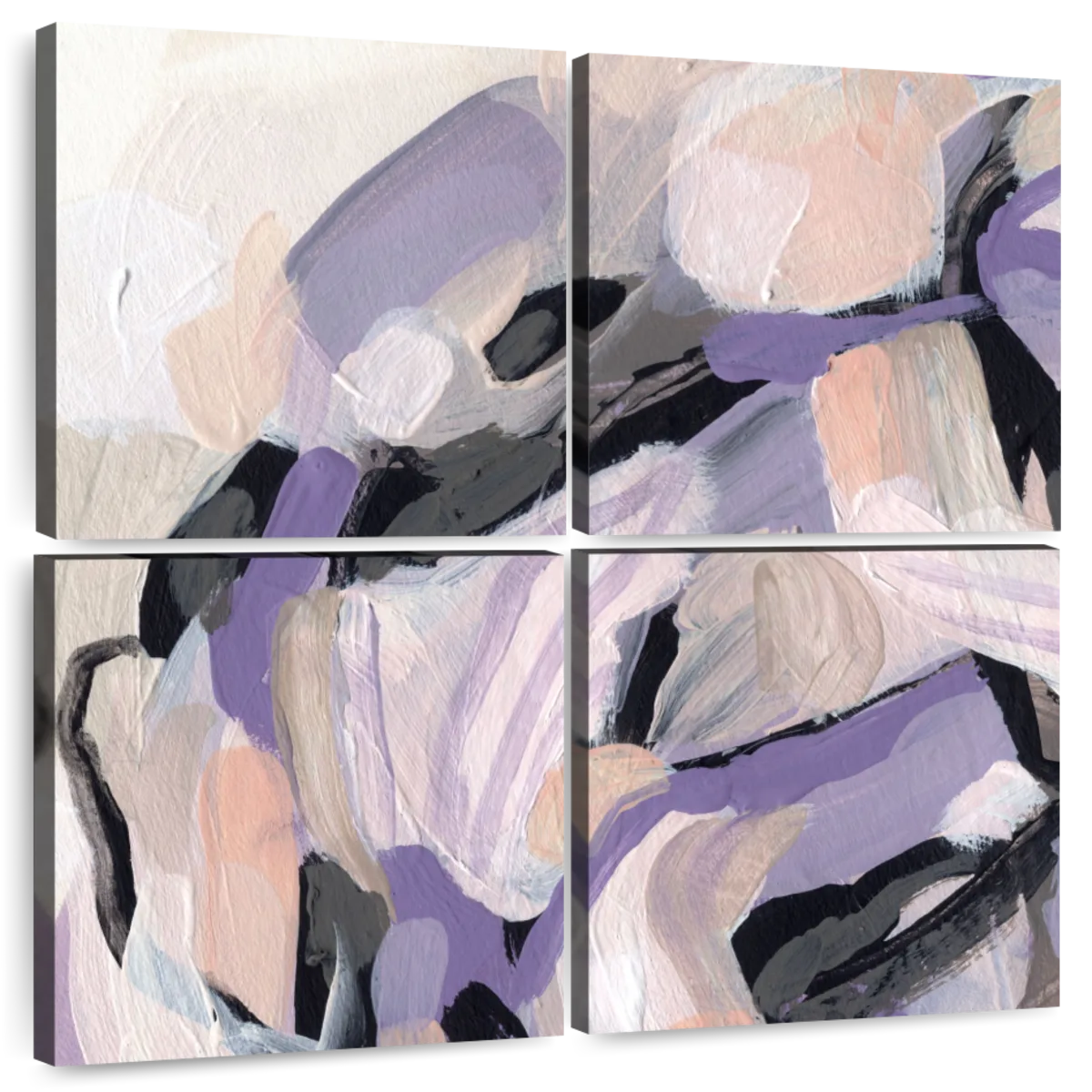 Pastel Brush Abstract V Wall Art