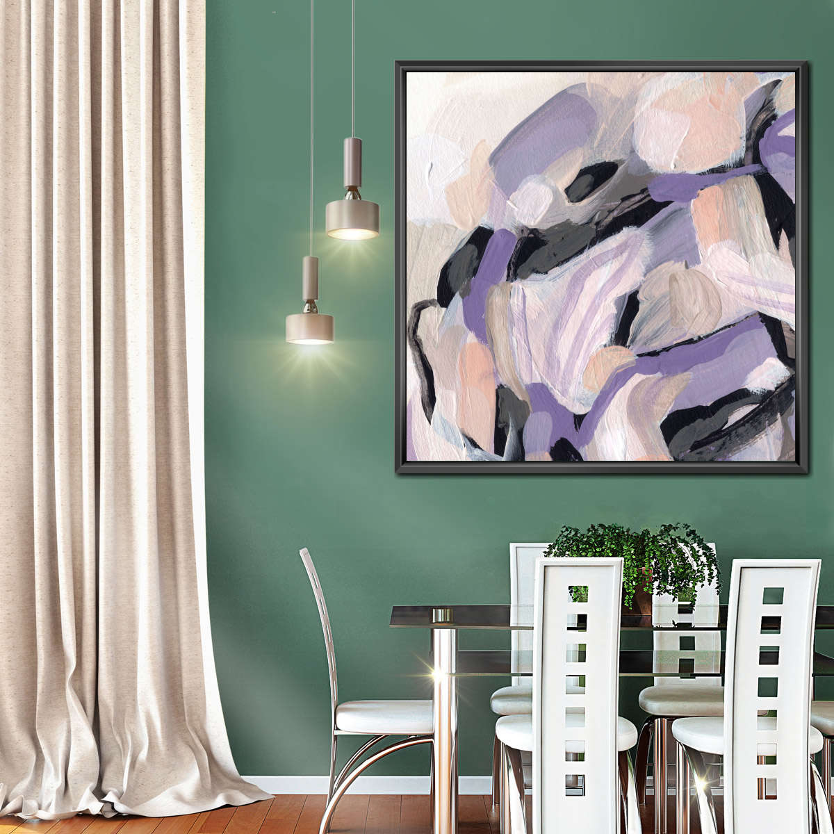 Pastel Brush Abstract V Wall Art