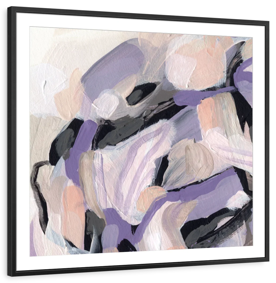 Pastel Brush Abstract V Wall Art