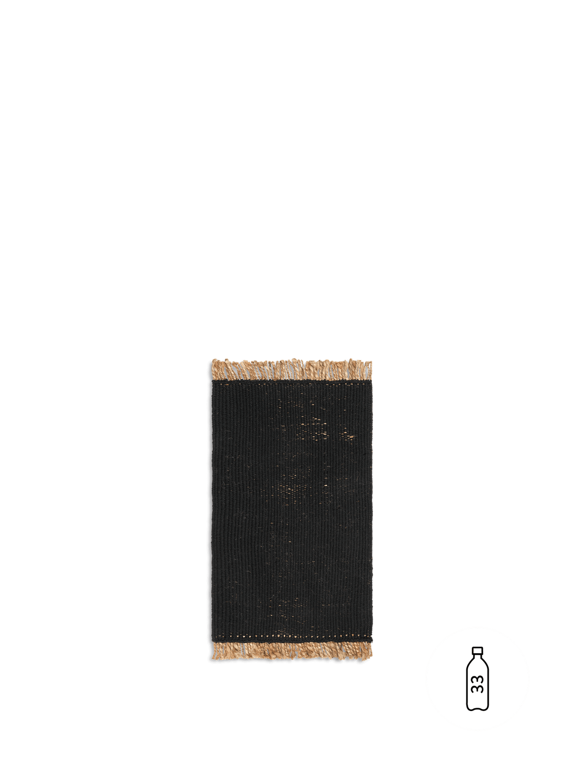 Block Mat, Black/Natural