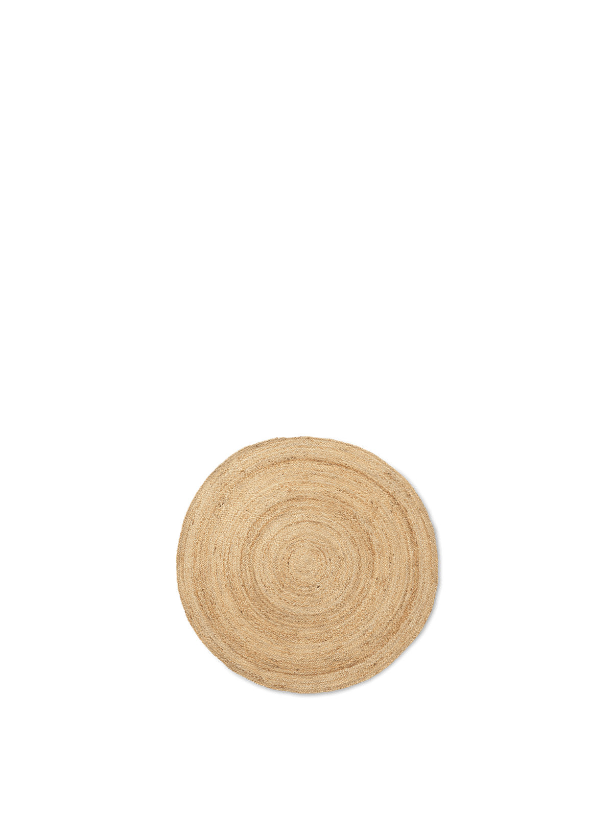 Eternal Round Jute Rug, Natural