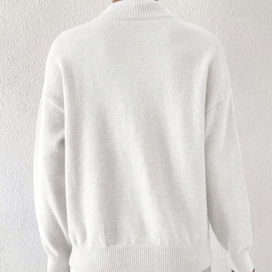 Hillary | Women’s Casual Knit Sweater | Roll Neck