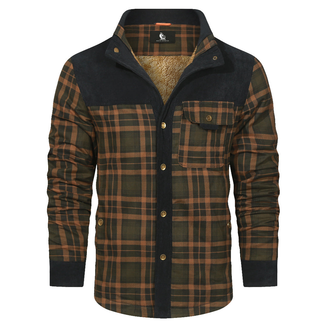 Hunter | Men’s Plaid Shirt Jacket | Warm