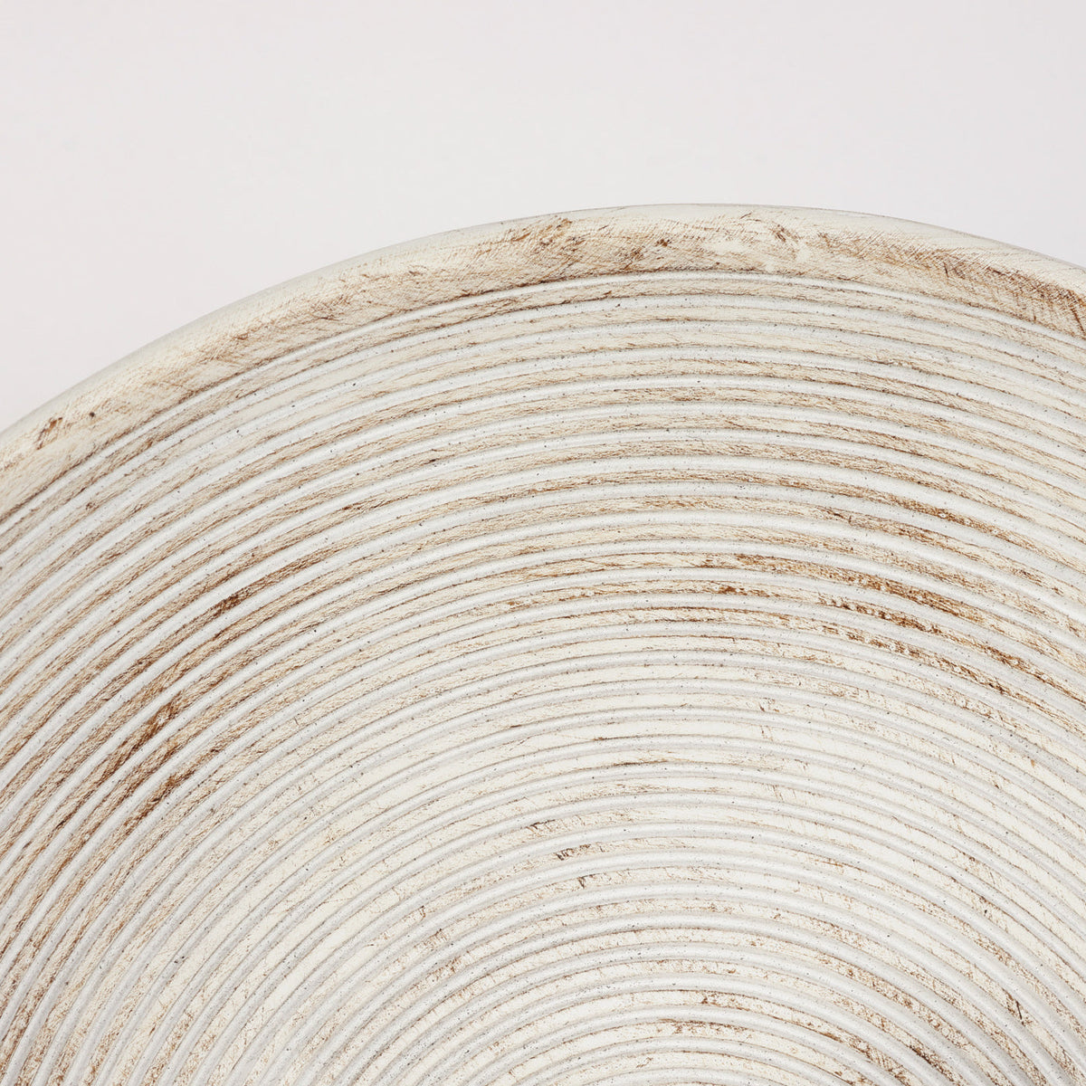 Longleaf Wooden Texture Plate Wall Light In White