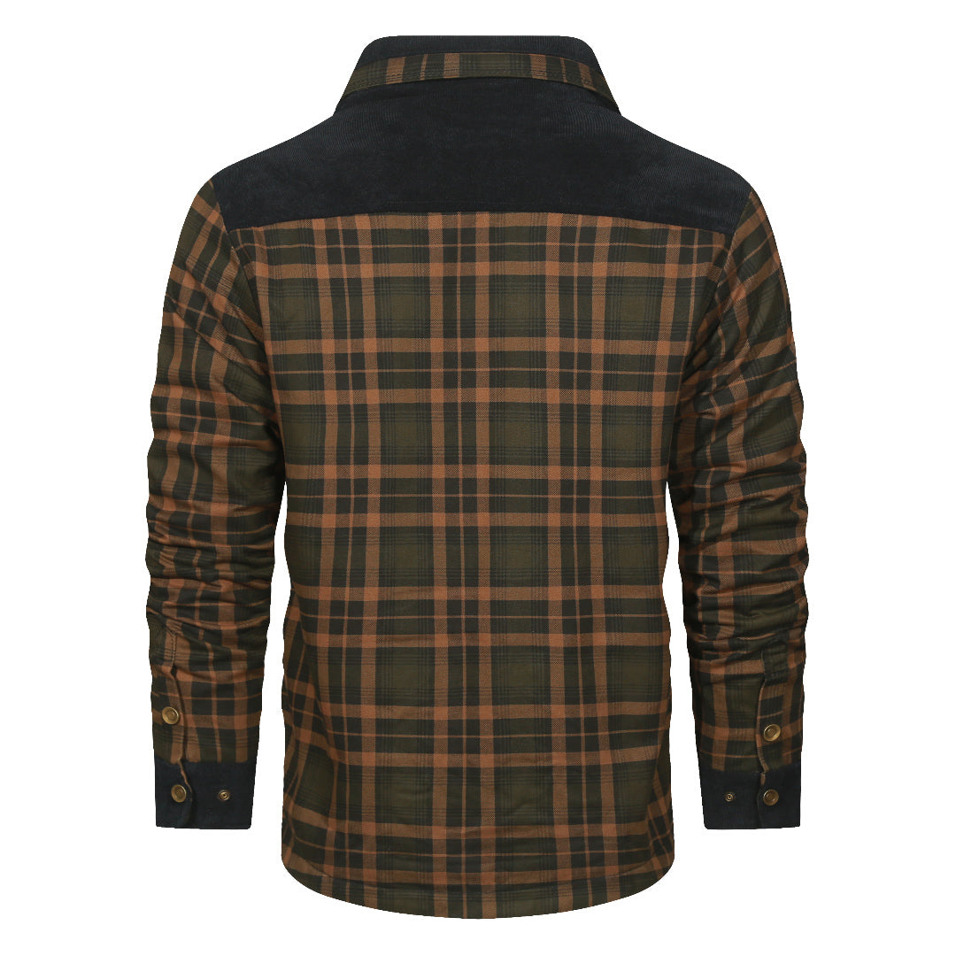 Hunter | Men’s Plaid Shirt Jacket | Warm