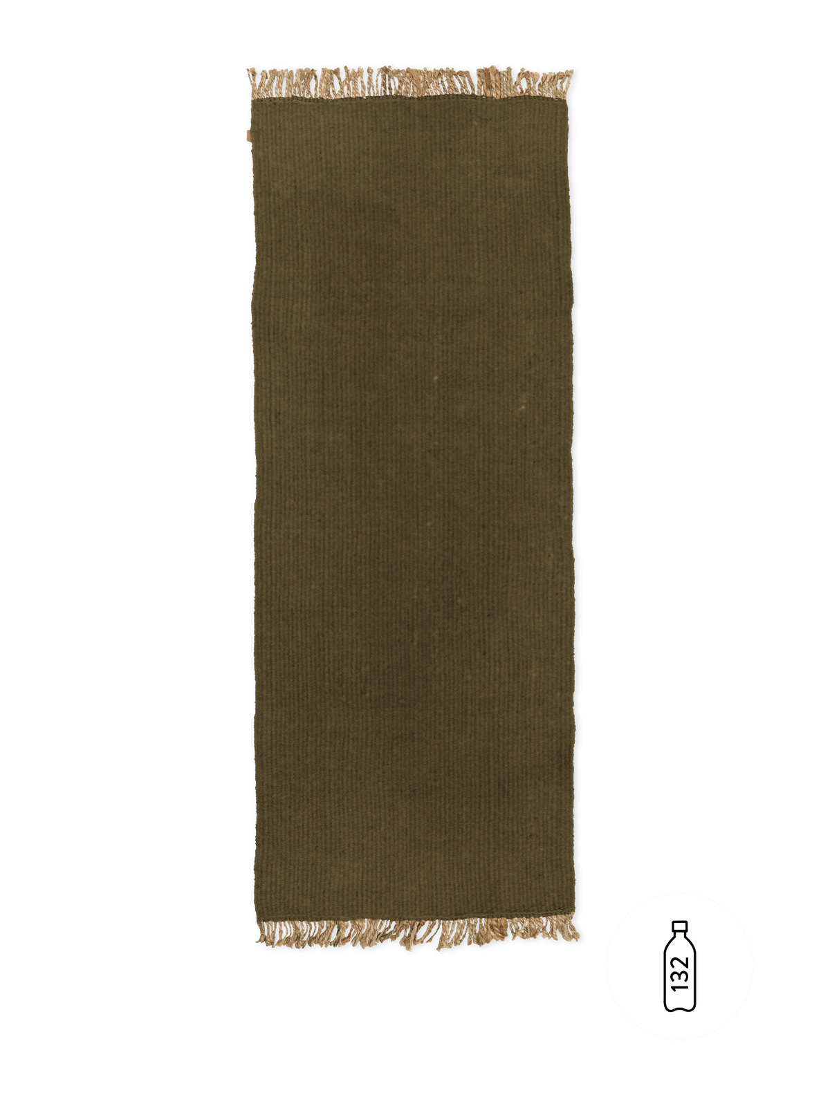 Block Runner, Olive/Natural
