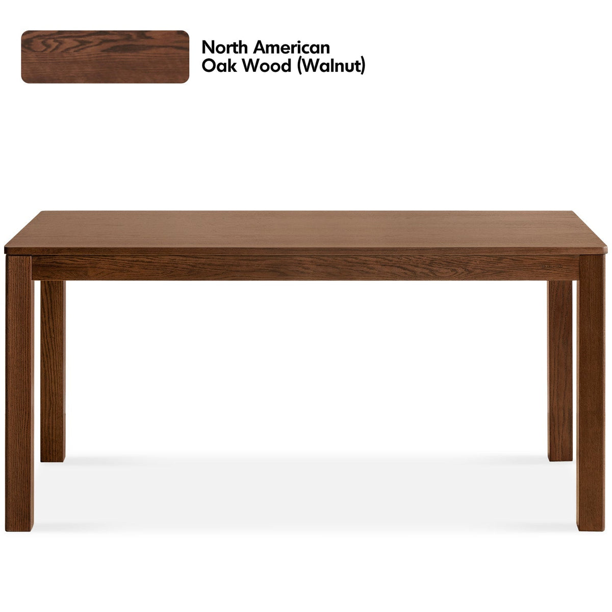 Japandi Oak Wood Dining Table WALDEN