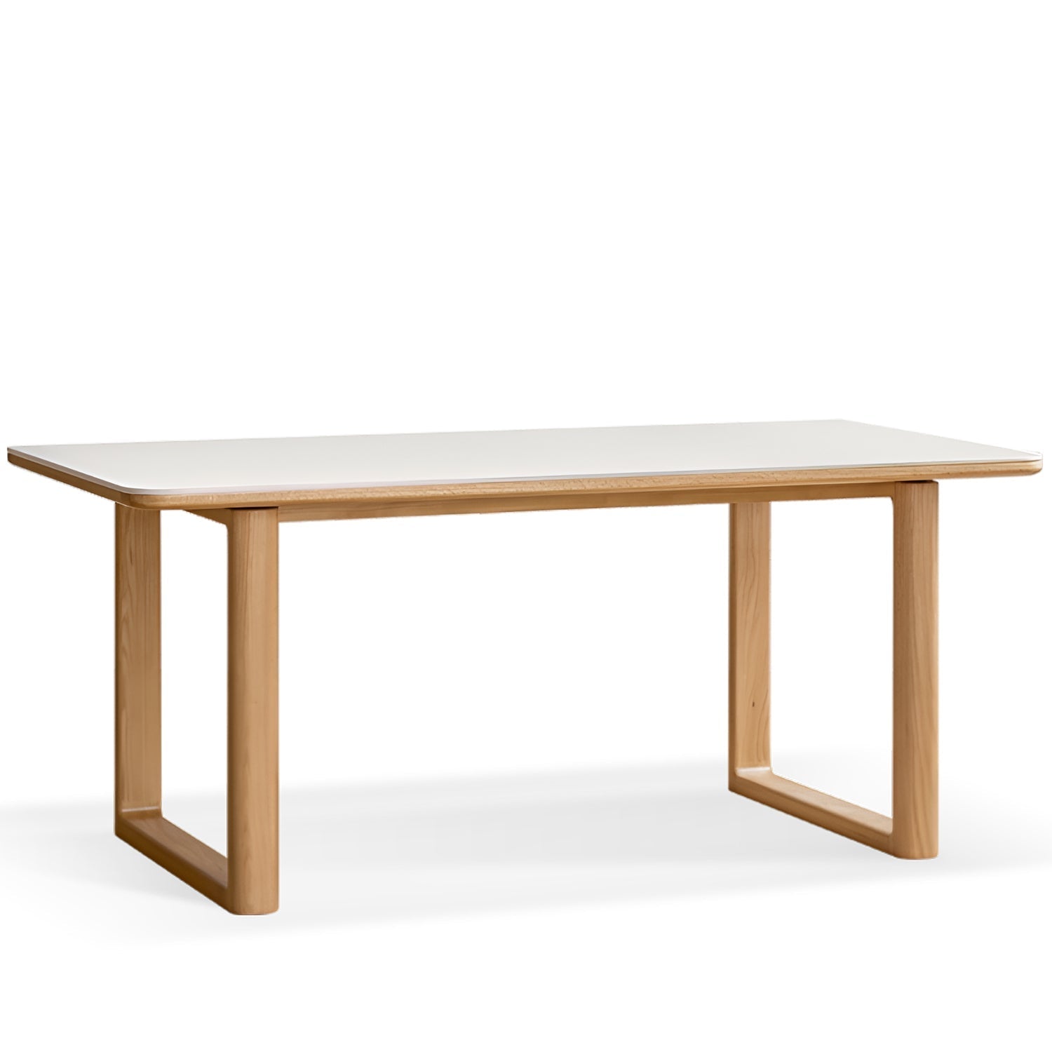 Scandinavian Oak Wood Sintered Stone Dining Table ANCHOR