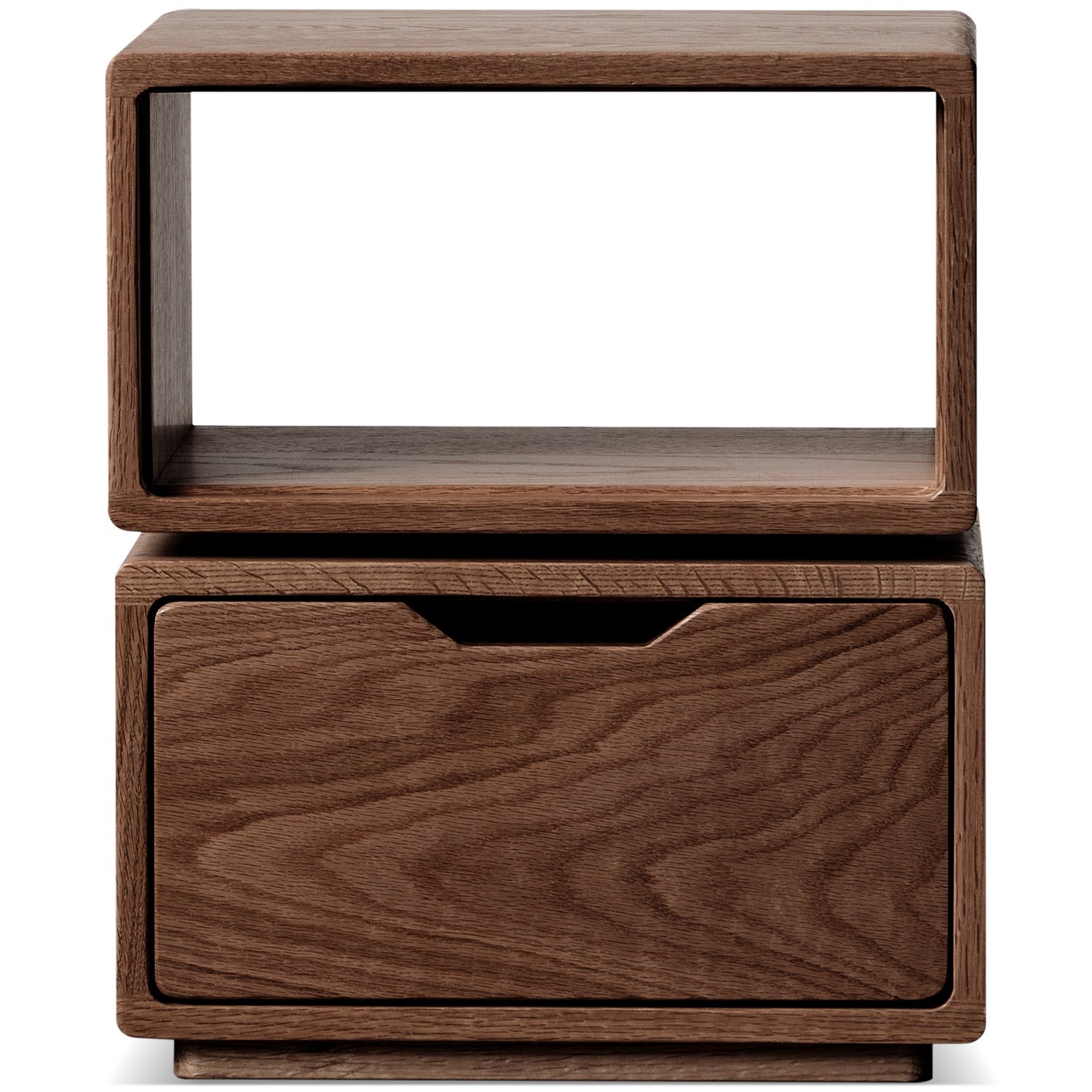 Scandinavian Oak Wood Revolving Side Table TWIST