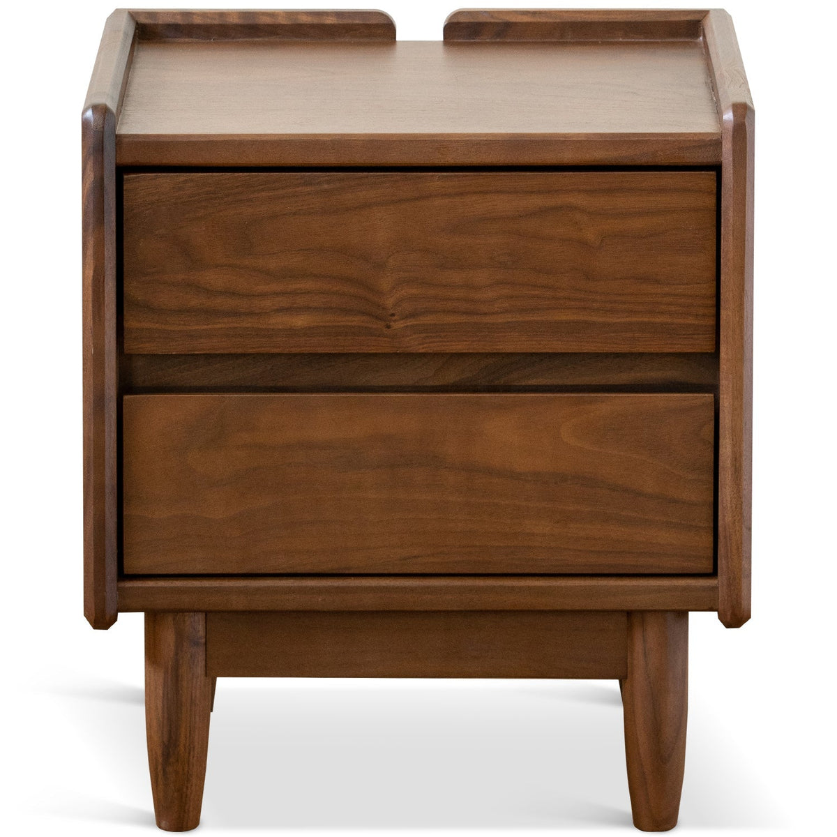 Japandi Walnut Wood Side Table VISTA