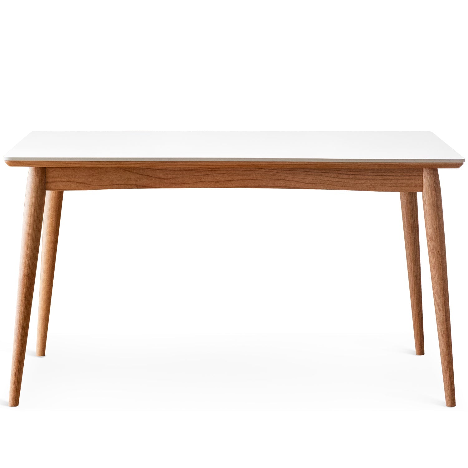 Scandinavian Oak Wood Sintered Stone Dining Table GREEN