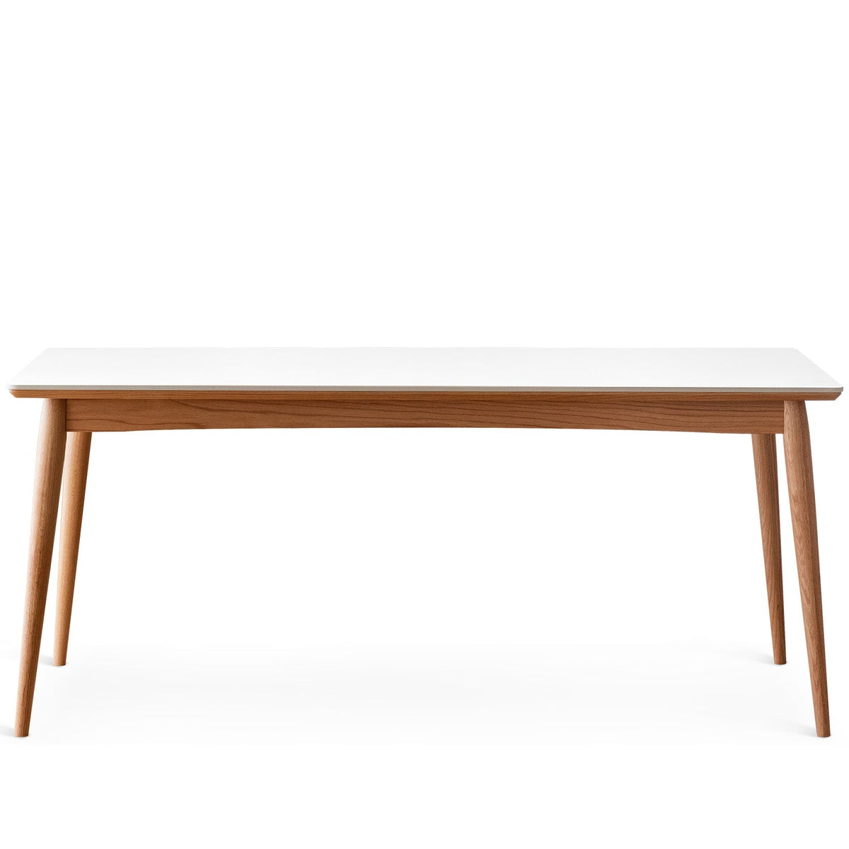 Scandinavian Oak Wood Sintered Stone Dining Table GREEN