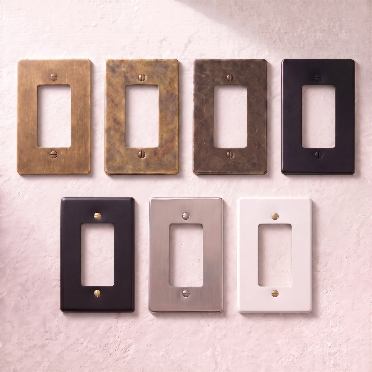 Brass Plate Sample Kit (7 Finishes)