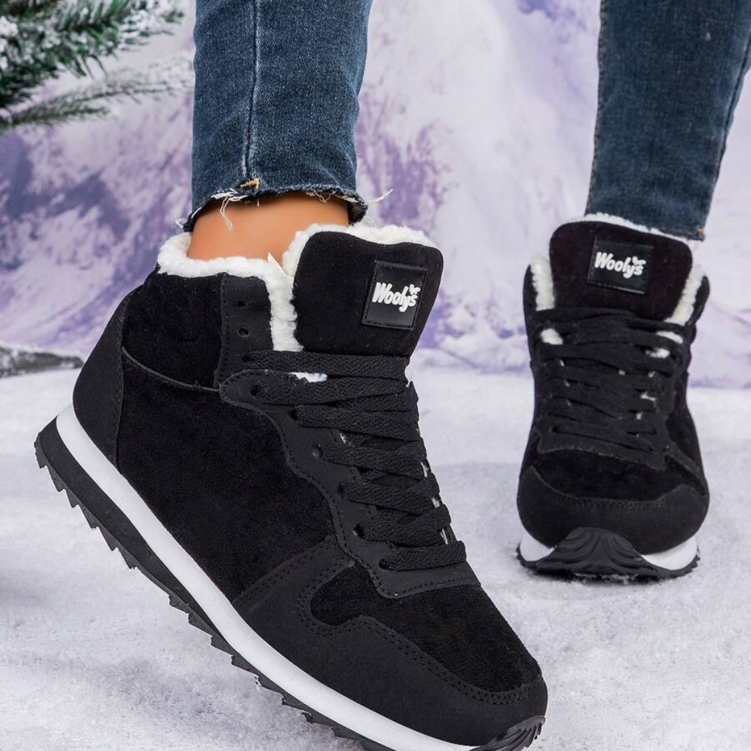 Pilar | Women’s Thermal Fleece Lined Sneaker Boots | Non-Slip