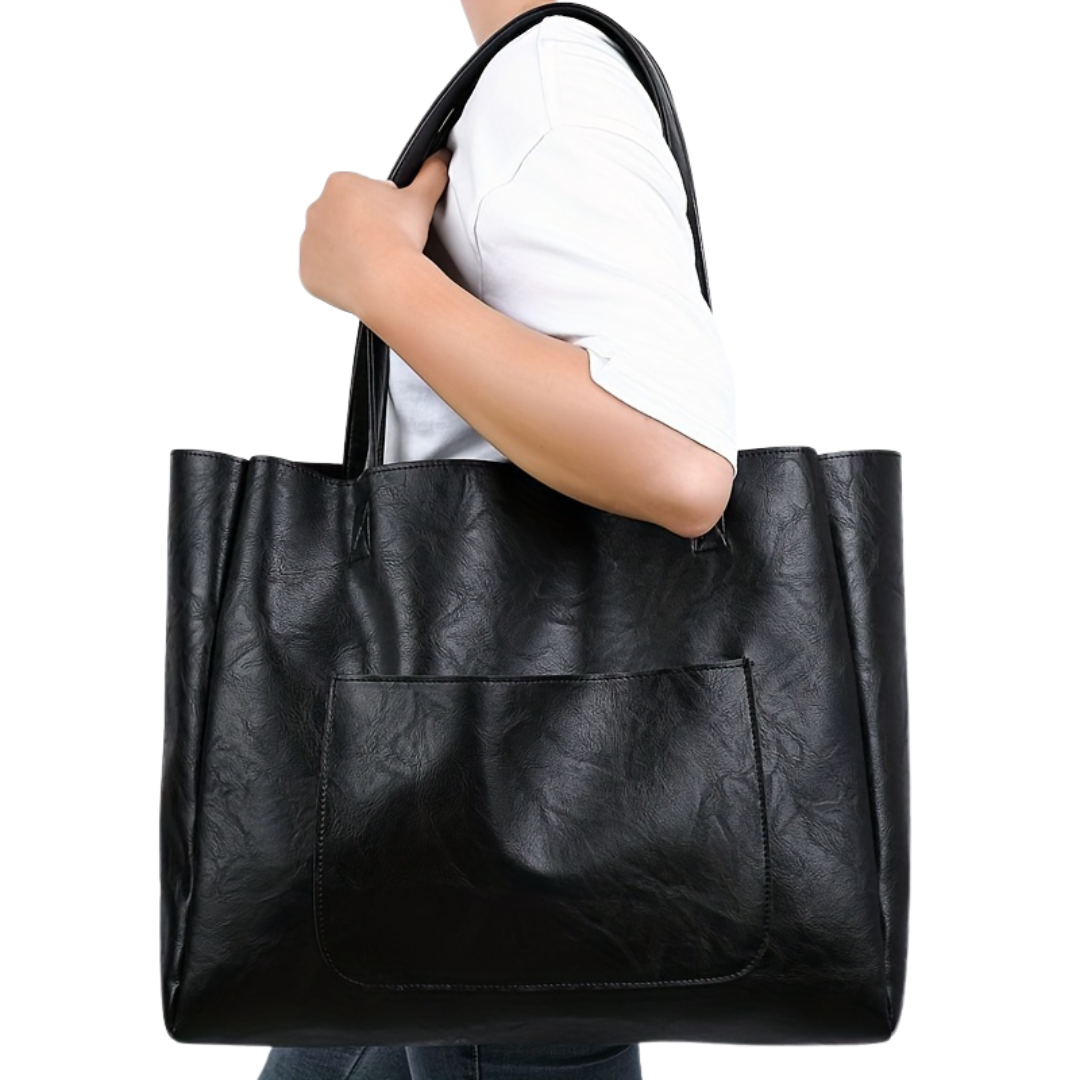 Daphne | Women’s Vegan Leather Tote Bag | Minimalist Large Capacity