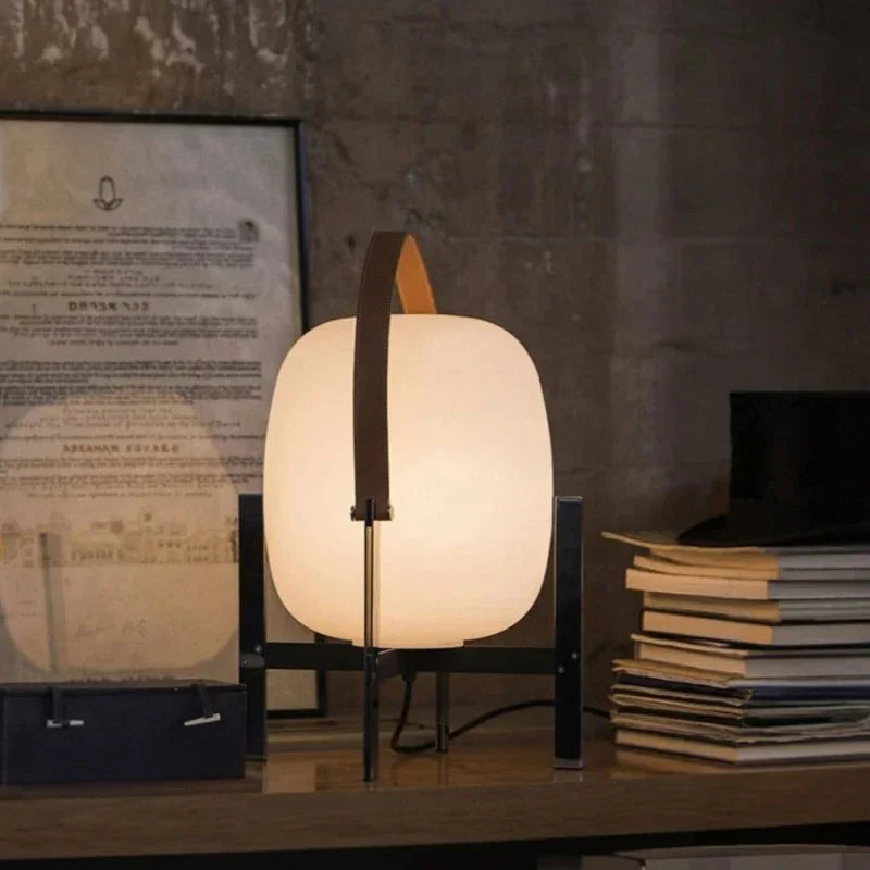 Luzia Leather Table Lamp
