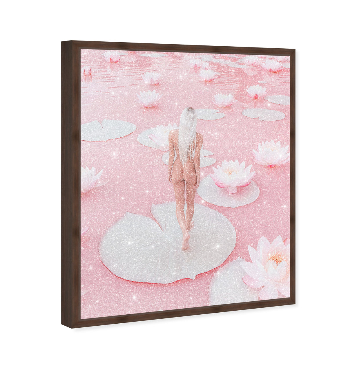 Nude Walk Among Petals