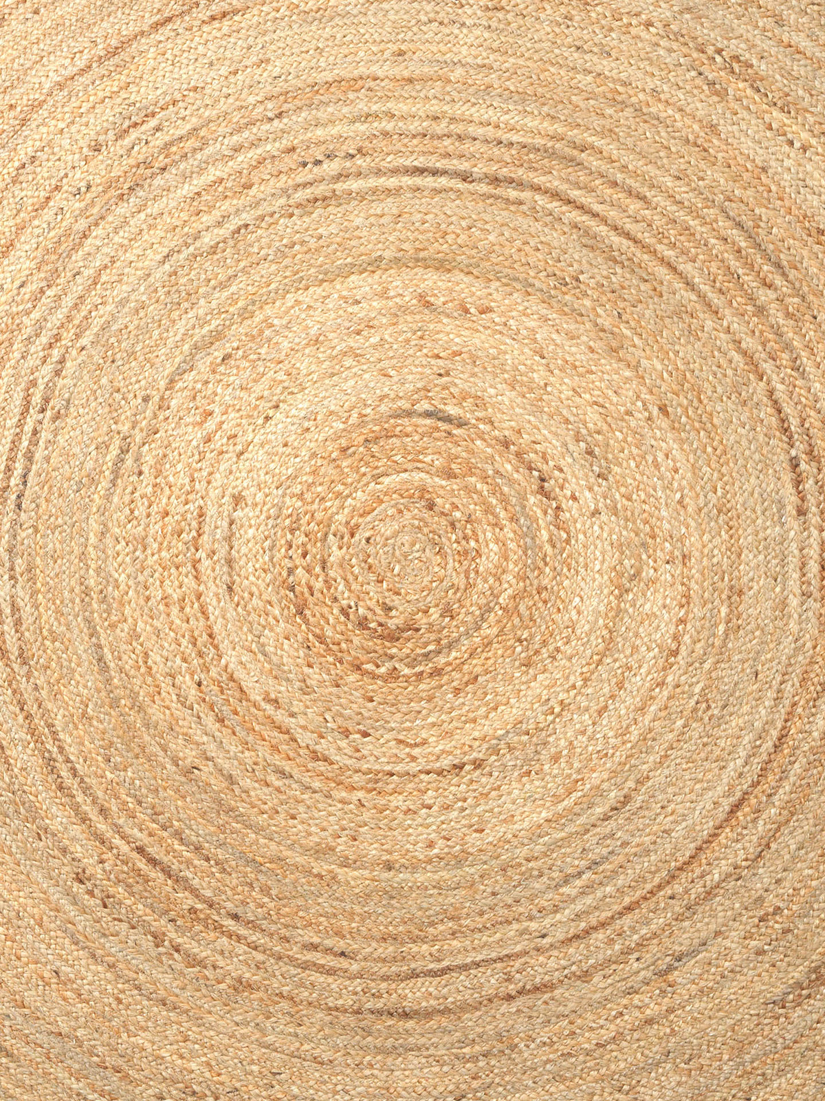 Eternal Round Jute Rug, Natural
