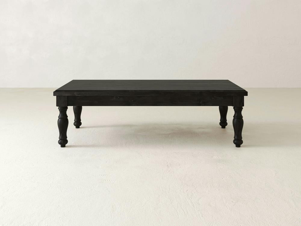 Abigail Coffee Table - Charred Ember on Alder