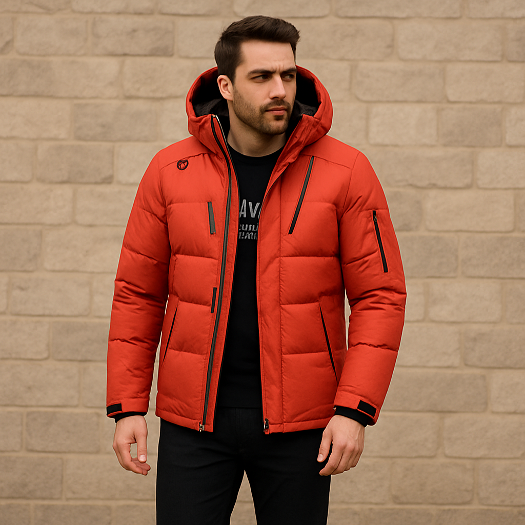Adventure Down Hooded Jacket for Men