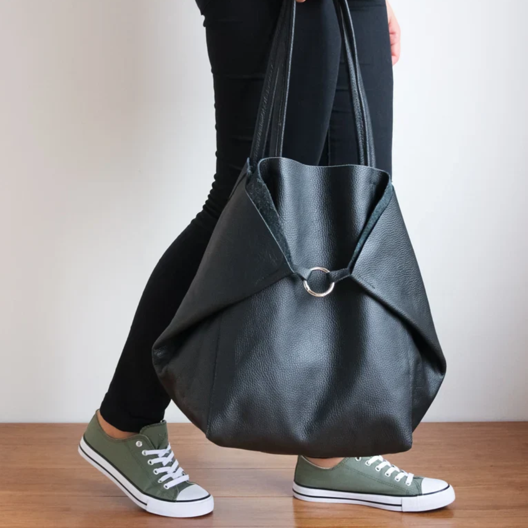Razel | Women’s Vegan Leather Tote Bag | Large Shoulder Handbag