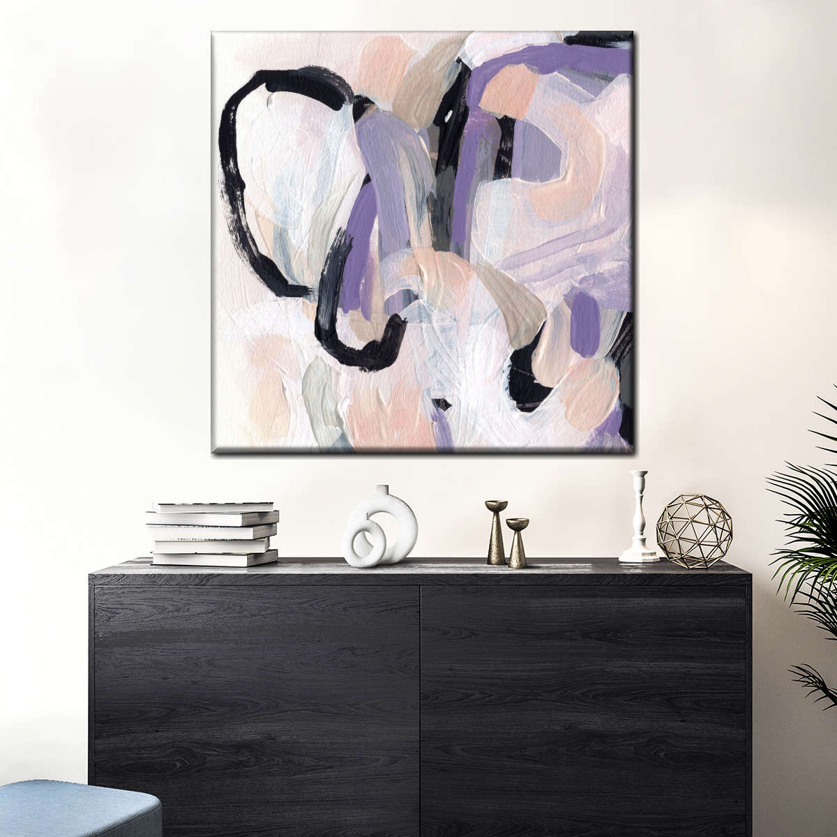 Pastel Brush Abstract IV Wall Art
