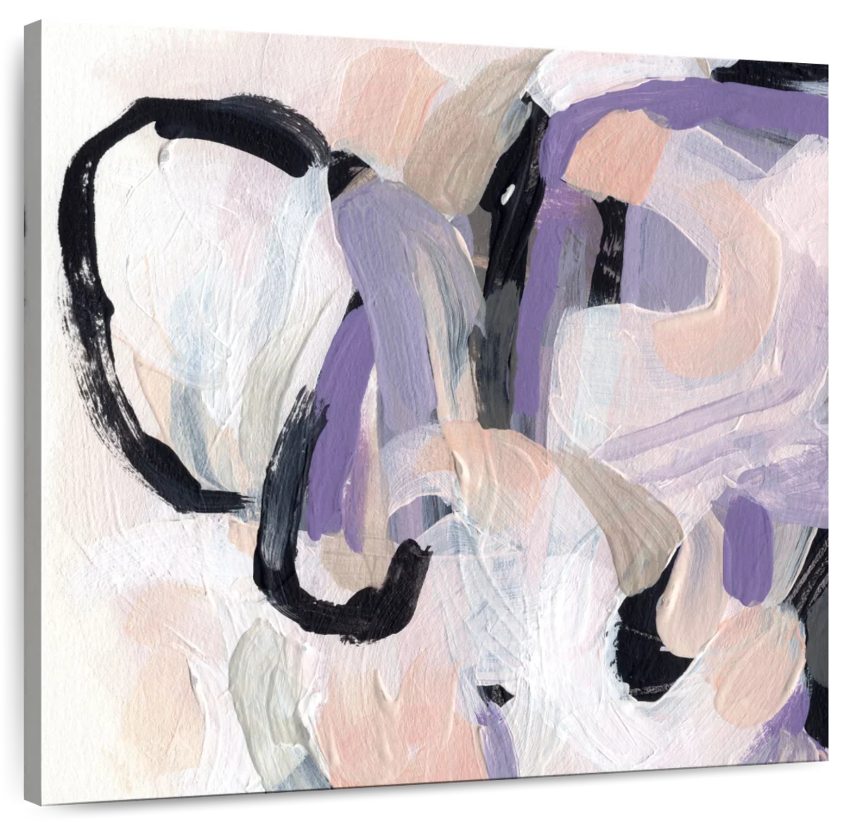 Pastel Brush Abstract IV Wall Art