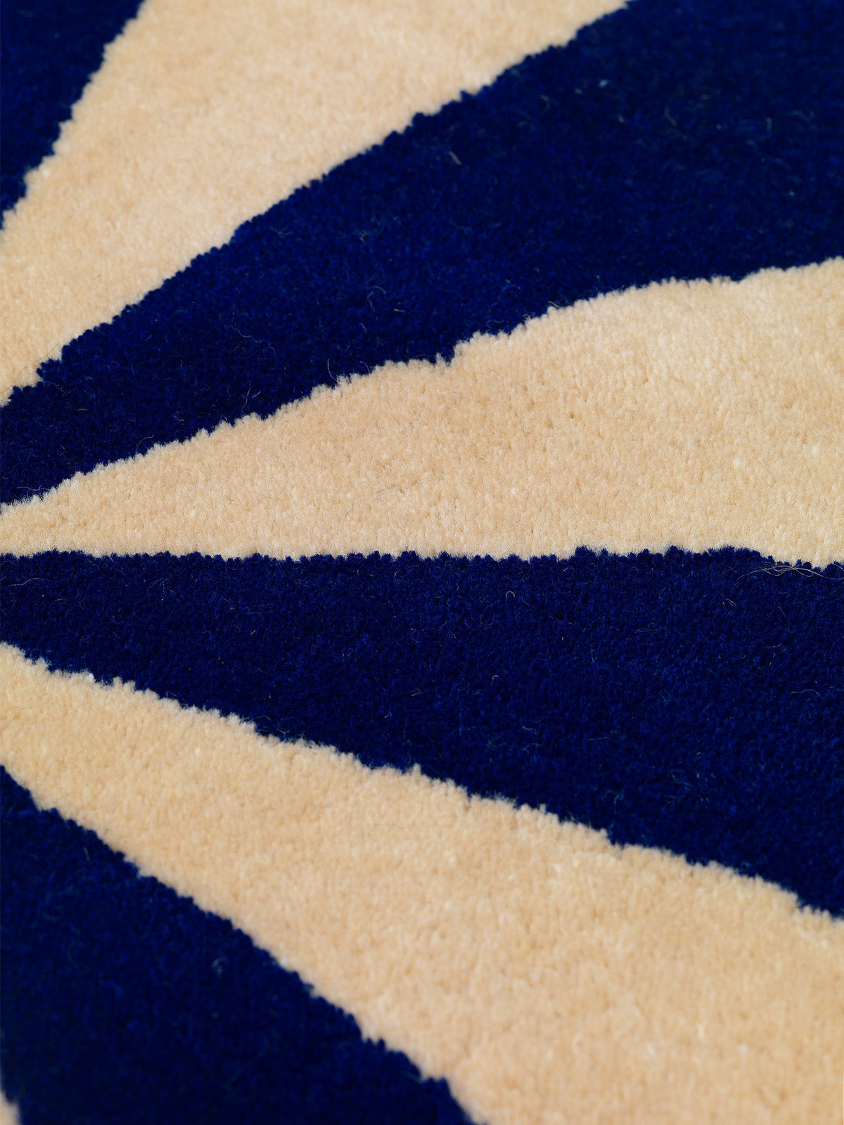 Arch Tufted Rug, Bright Blue/Off-White