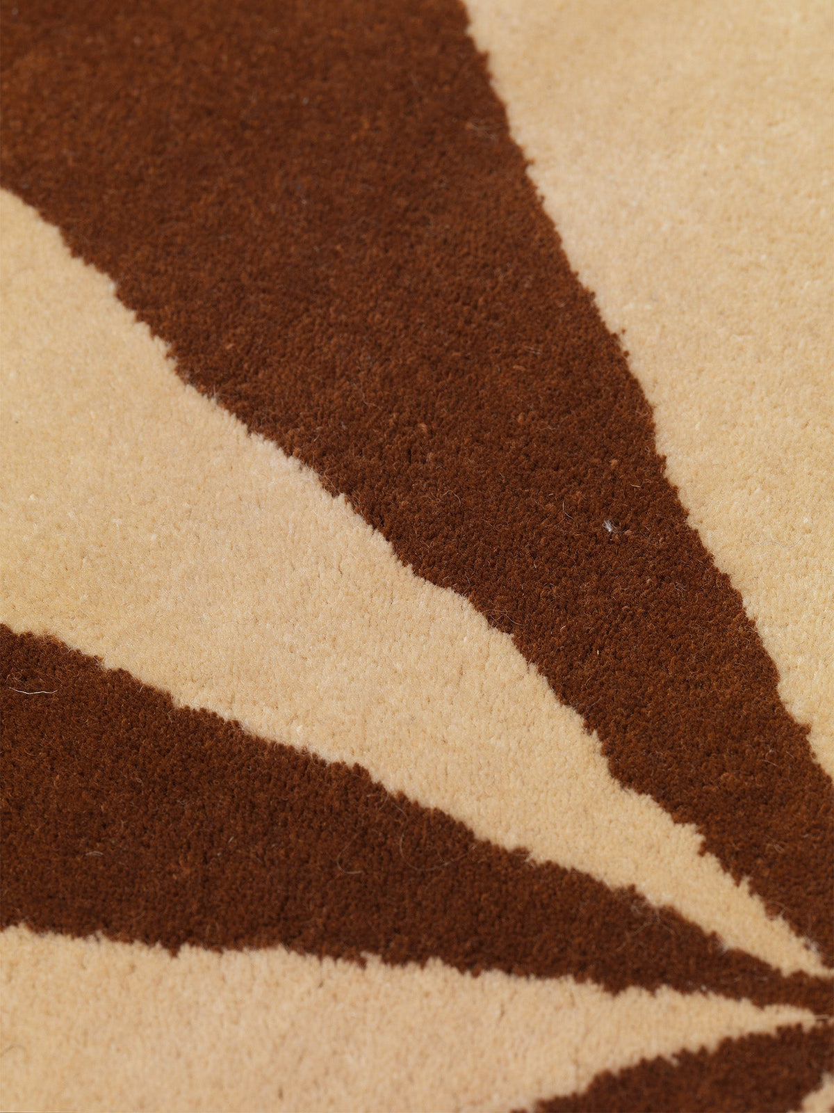 Arch Tufted Rug, Dark Brick/Off-White
