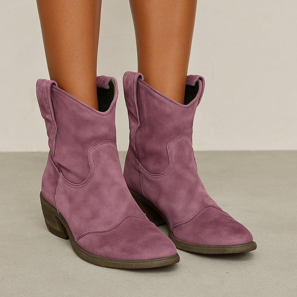 Pamu | Bottes de cowboy western vintage pour femme | Cheville