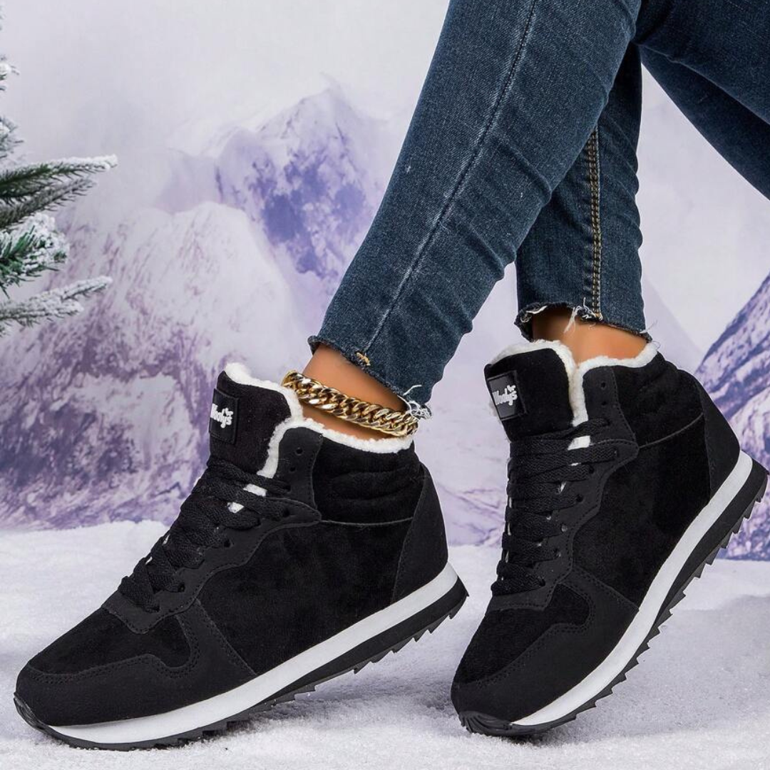 Pilar | Women’s Thermal Fleece Lined Sneaker Boots | Non-Slip