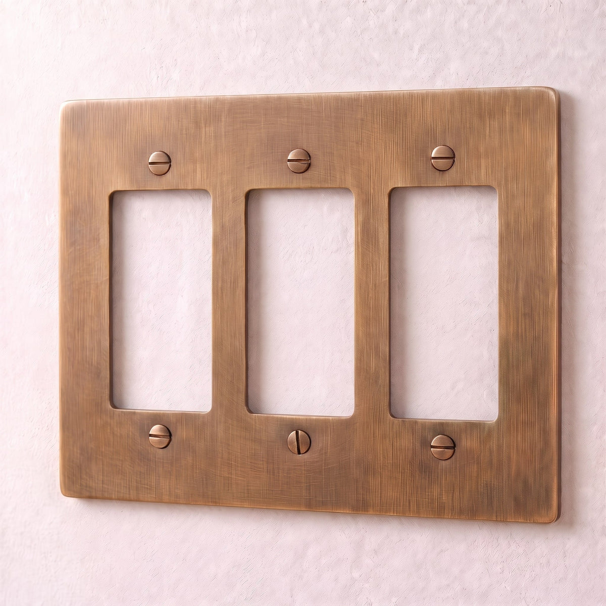 Brass Wall Plate (1-5 Gang)