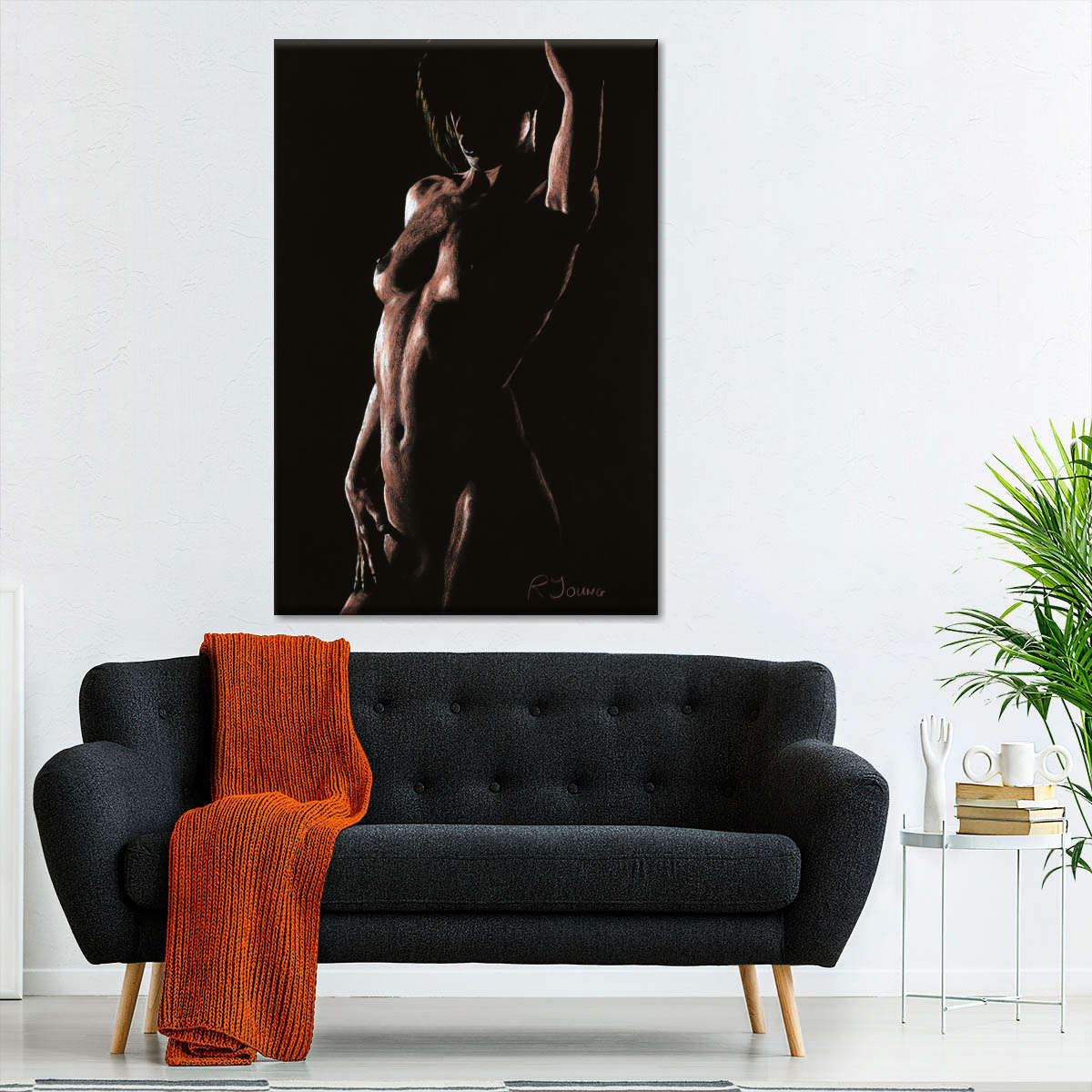 Contour in the Dark Wall Art