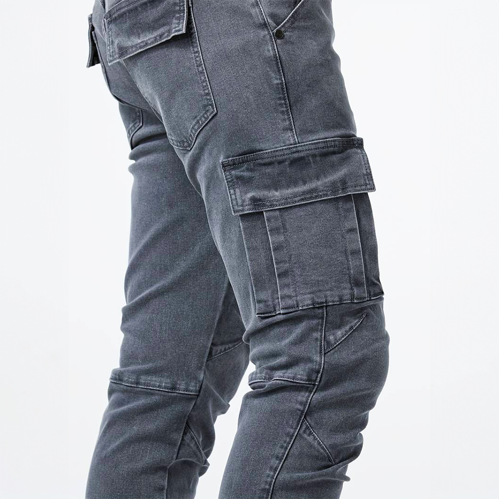 Leon Stretch Cargo Denim for Men