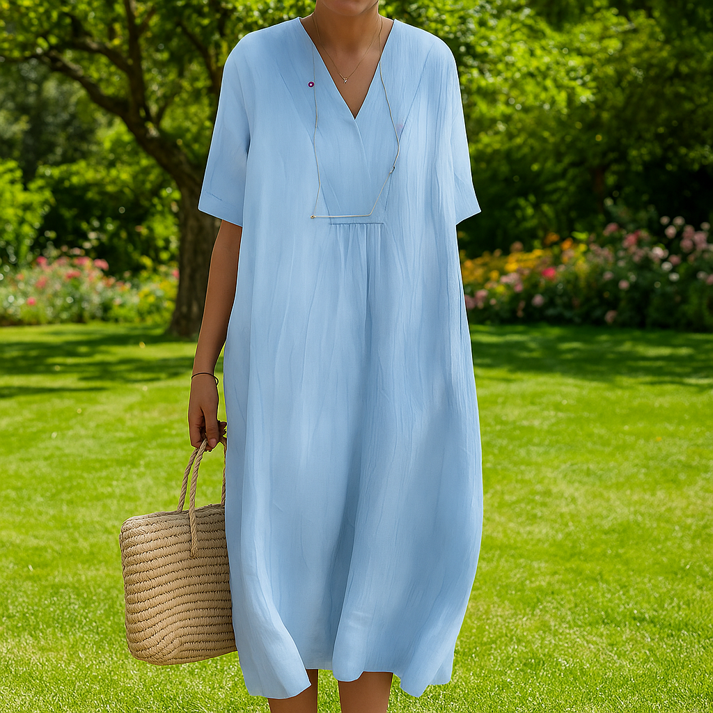 Rochelle Midi Fall-Summer Dress for Women