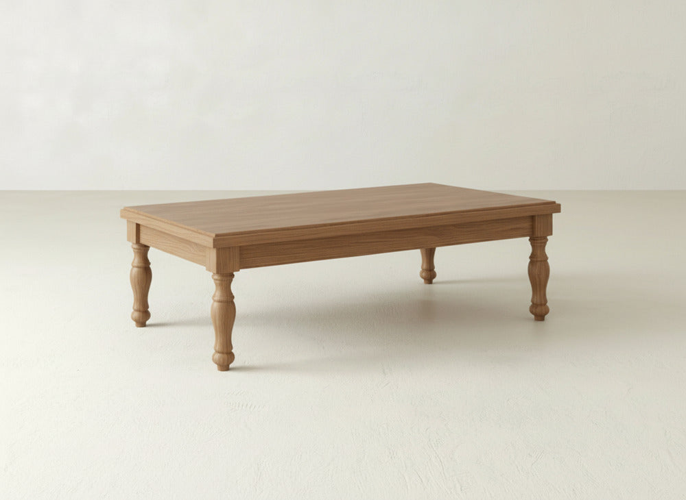 Abigail Coffee Table - Almond on Oak