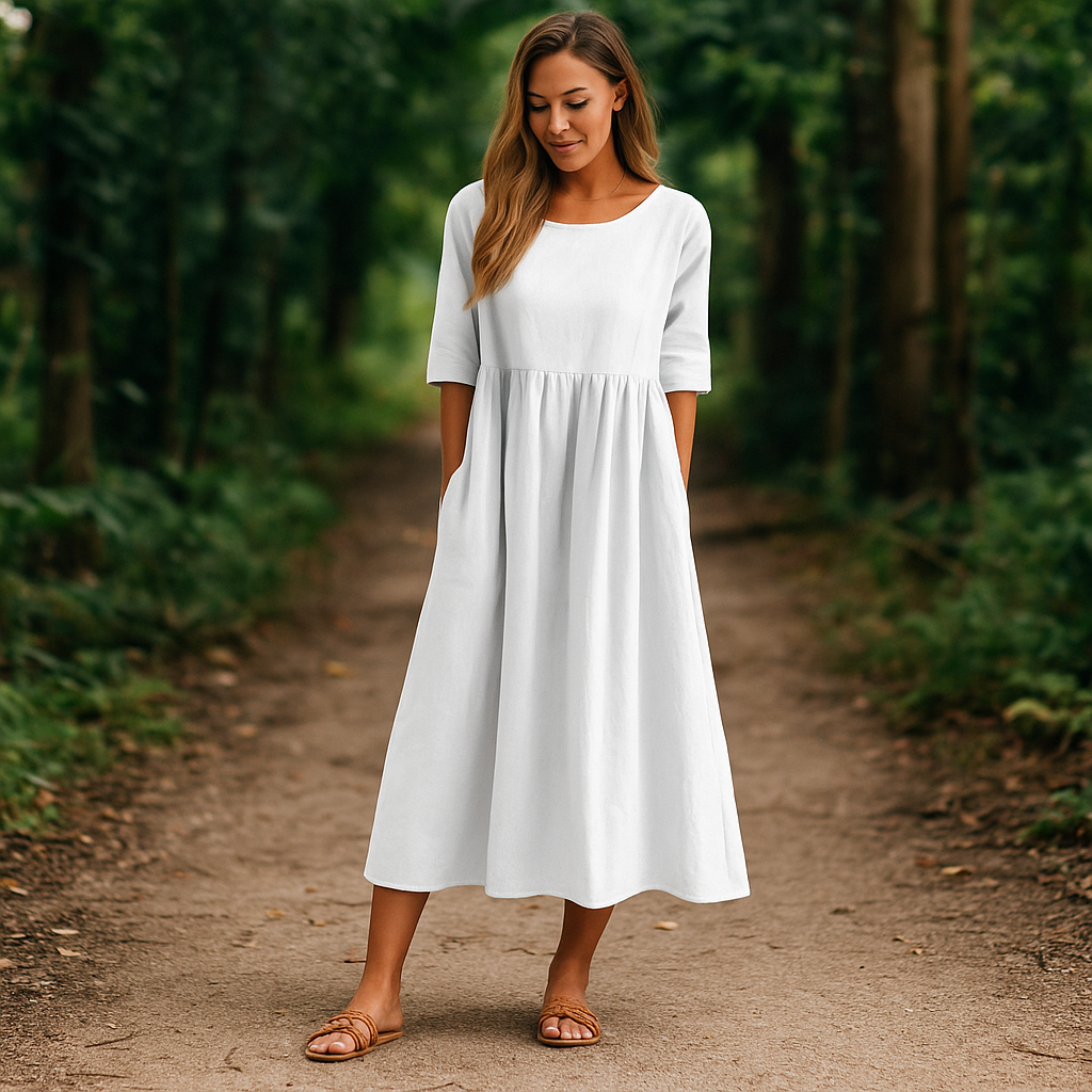 Gladys Short Sleeve Summer Dress for Women