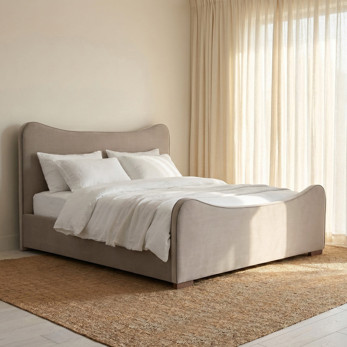 Adela Bed, Serene Sand, Queen