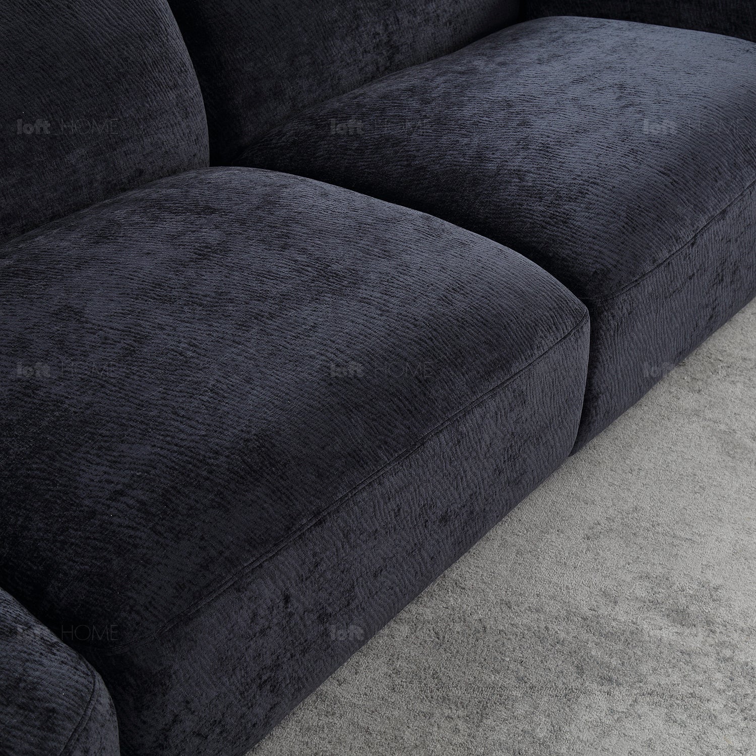 Modern Velvet Fabric L Shape Sectional Sofa FLOWER 4+L