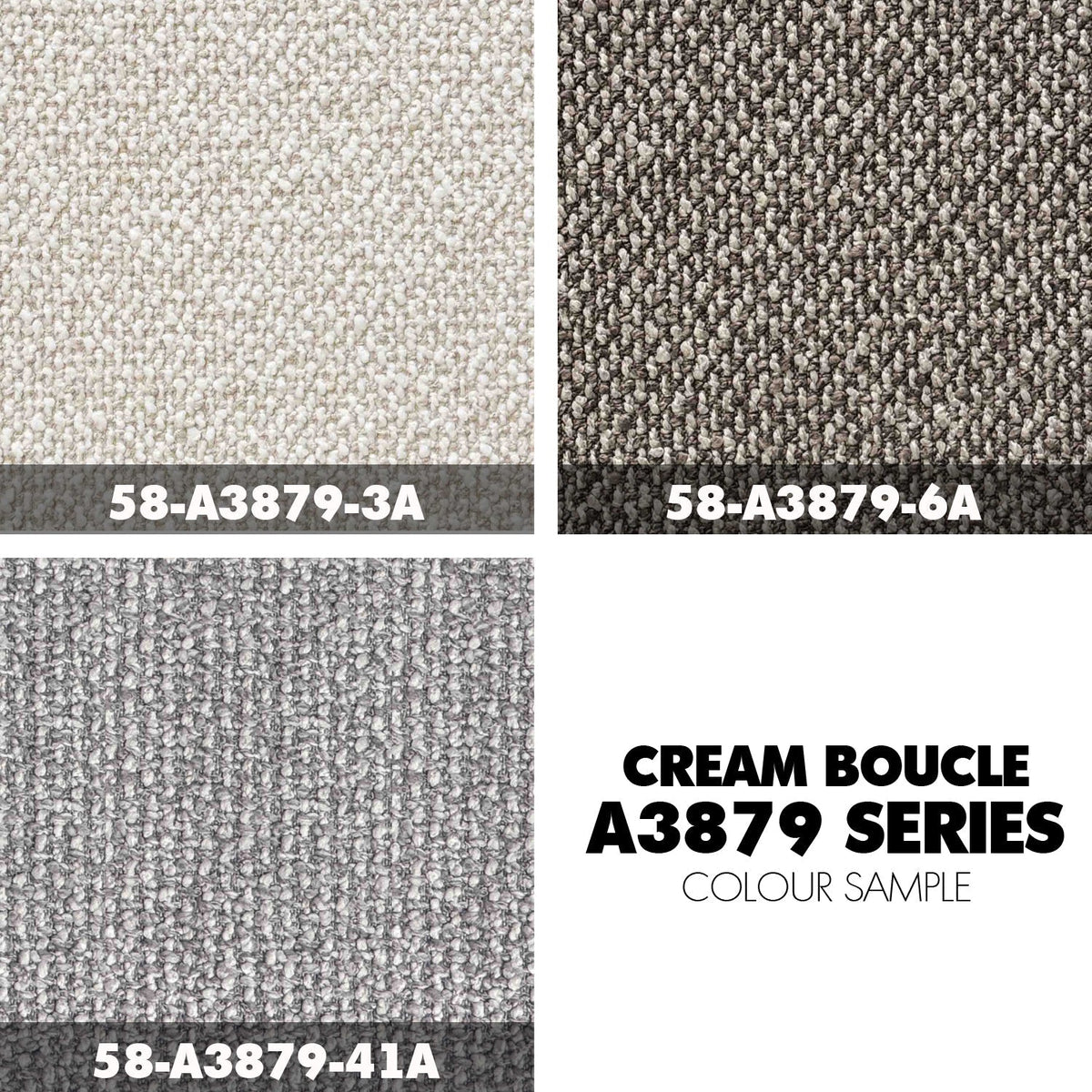 Cream Boucle Fabric Revolving 1 Seater Sofa Chair VUVO