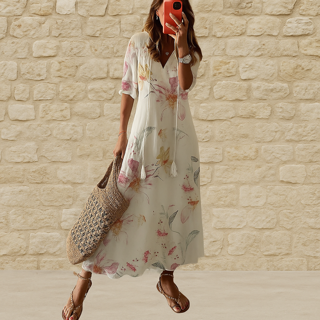 Sienna Boho Tummy Coverage Dress for Women