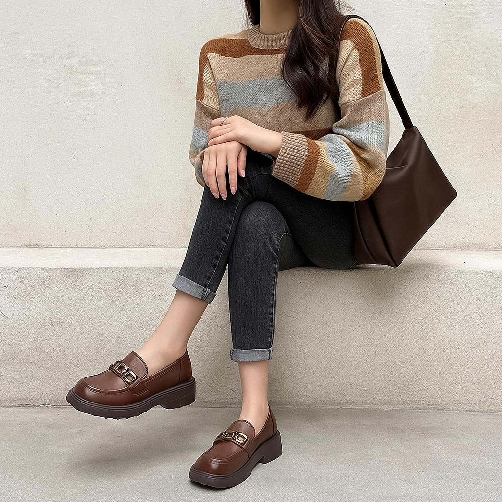 Mocassins à plateforme Tyronia pour femmes