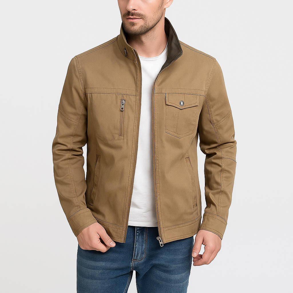 Filip | Men’s Reversible Windbreaker Fall Jacket | Military Style
