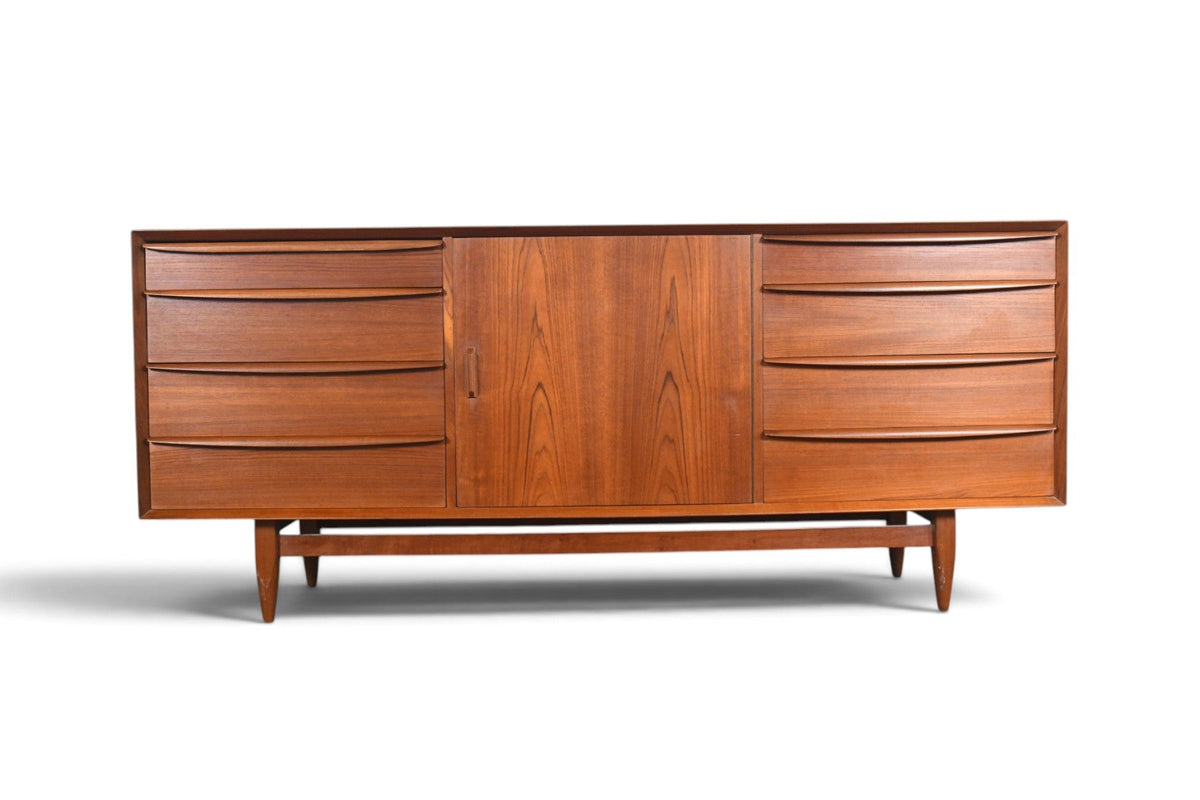 SVEND AGE MADSEN THIRTEEN DRAWER DRESSER IN TEAK